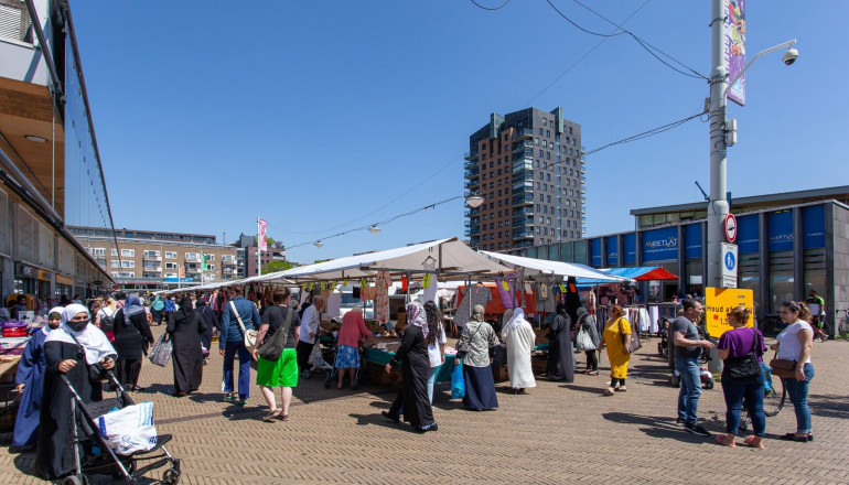 Verbinding op het Lambertus Zijlplein